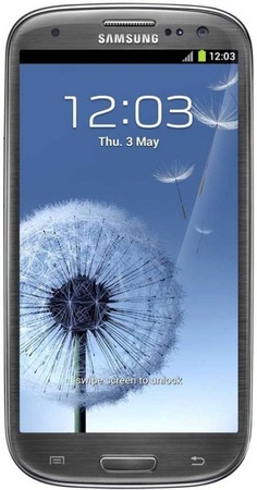 Смартфон Samsung Galaxy S3 GT-I9300 16Gb Titanium grey - Грозный